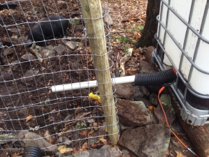 DIY: A Freezing Temperature Friendly Pig Watering System (how-to, with pics and video)