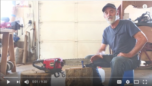 How To: Sharpen a Chainsaw by hand using a file