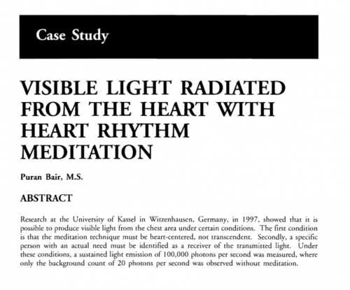 Proven Connection: Heart, Meditation, and Healing